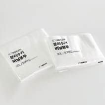 생활특공대 분리수거 재활용 쓰레기 봉투 50매 / 10리터 20리터 투명 비닐 봉지, 10L, 50개