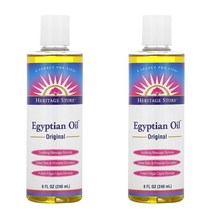 헤리티지스토어 오리지널 이집트 오일 바디 마시지케어 보습영양 Heritage Store Egyptian Oil Original 237ml 2팩