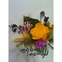 캘리 감사카드 용산꽃집 로즈플로라 ( 캘리 엽서 :가로12cm 높이 15cm 케이스 : 가로 10cm 높이 15cm), 옐로우장미