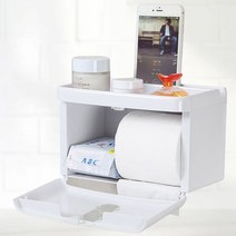 좁은 화장실에 설치하면 참 좋은 방수 선반 휴지걸이, 구월일일 비바 방수 선반_휴지걸이 대