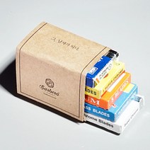 바르베로 프리미엄 면도날 세트 5팩 25개 일회용면도날, 1팩