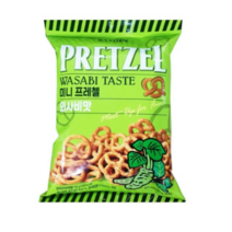 삼진씨엔에프 미니프레첼 와사비맛 85g, 2개