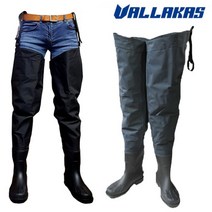 [09피싱]발라카스 허벅지장화 레디얼부츠 블랙에디션 VLB09-1, 블랙계열, SS