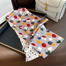 NENAI 쁘띠 스카프 명품 더블 레이어롱실크여성 스카프 100% 뽕나무실크실크 스카기능성 머리띠 스카프