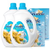 스너글 고농축 섬유유연제 대용량 본품 4L 2개 + 리필 1.5L, 스너글 고농축 섬유유연제 대용_ AB1 코튼 4LX2
