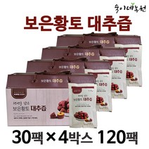 보은황토 대추즙 대추차 100ml, 120팩