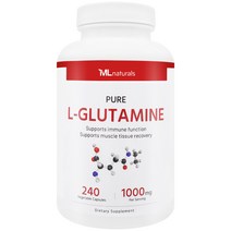 [미국번개배송] 착한명품 마이라이프 내추럴스 L-글루타민 1000mg 240정, 1병