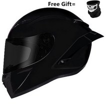 헬멧 블루투스 무지개 바이저 헬멧과 함께 전체 얼굴 오토바이 모토 크로스 경주 Casco 드 Capacete Dot 승, 01 7E Gloss black D_01 S