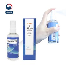 의약외품 cruzen 에탄올 70% 분사형 손소독제 100ml, 상품선택