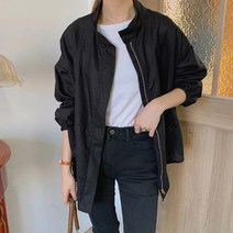 린넨 캐주얼 점퍼 여성 야상 자켓 집업 데일리룩