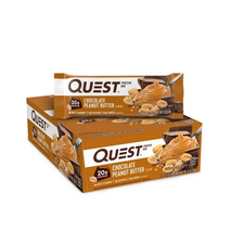 퀘스트뉴트리션 프로틴 바 60g 단백질 20g 저당, 초콜렛 피넛 버터, 48개입