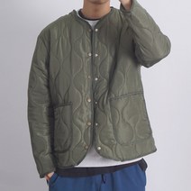남자 퀼팅 방한깔깔이 라이트패딩점퍼 자켓 빅사이즈 겨울내피 캠핑 군인 군용