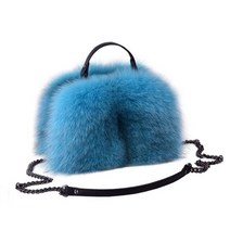 월수금화목토 박민영 최상은 리어러 폭스 퍼 모피 여성 가죽 핸드백