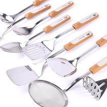 아와다 주방 조리도구세트 실리콘 스텐, ST17.스텐A-감자웨이브칼(G)-3352G