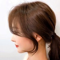 5P C컬 똑딱이부분가발 부착형가발 여자부분가발