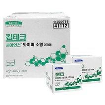킴테크 와이퍼 41112 소형 200매X60카톤 사이언스 976111EA