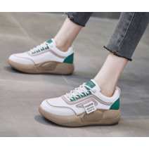 여성용 하이탑 캐주얼 플랫폼 통굽 슈즈 크로스 벨크로 스니커즈 편한 운동화 발볼편한 키높이 굽 3.5cm