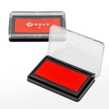 매표 인주 회중용 18g 사각 - 휴대용 소형 인주패드