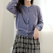 오시라도 캐시미어 라운드 버튼 8컬러 가디건
