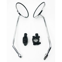 자전거 사이드미러 후사경 백미러 거울 후면보기 미러 레트로 부품 클래식 비치 크루저 액세서리 빈티지 Rearviews, [03] Round