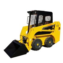 소형 탁상 건설 장비 전기 스키드 스티어 백호 로더 미니 휠 좋은 가격, 01 20cm bucket