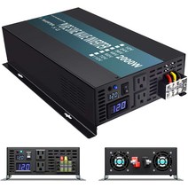 발전기 소형발전기 캠핑용발전기 비상용 2000W 순수 사인파 태양 광 인버터 12V 220V 백업 전원 배터리 발, 01 36V_01 110-120 볼트_03 영국