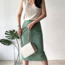 네모엔룩 여성용 써머베이직 여름 정장 오피스룩 스커트