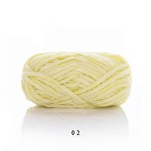 [9월픽]100g / 80M 셔닐 벨벳 원사 뜨개질 양모 두꺼운 따뜻한 크로셰 면화 DIY 핸드 니트 스웨터, 1pc 02