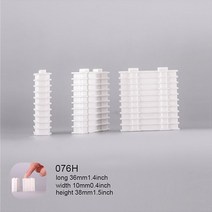 모델 빌딩 미니어처 키트 1:500 ABS 모래 테이블 건축 건물 레이아웃 디오라마 제작 재료, 07 076H