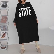 [쏭스타일] 스테이레터링롱원피스(기모)