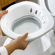 접이식 가정용 임산부 찜질 온욕 휴대용 좌욕기, 핑크