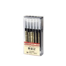 샤프 문구 볼펜 12 개/대 스타일 젤 펜 0.35mm 검정 파랑 빨강 잉크 메이커 학교 사무실 학생 시험 쓰기 MUJI, black