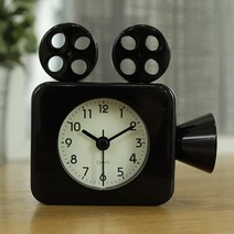 아이방 인테리어탁상시계 블랙 알람시계탁상 협탁 알람시계 책상시계 직장인 테이블시계 침대 어린이방 알람탁상시계 초등학생 탁상용 탁상용시계 자취생 학생 인테리어소품