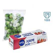 다회용 마미손 비닐백 식품용 중25x30 지퍼락 지퍼백 지퍼비닐백 지퍼팩 20매 3호, 1, 본상품선택