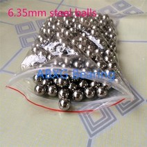 볼 베어링 유니트 회전 50pcs 6.35mm 6.35 4mm 5mm 6mm 8mm 9mm 10mm g10 자전거 자전거 사이클링 스틸 실버 톤 자전거 교체 75, 4.763mm