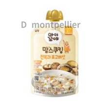 남양 아이꼬야 맘스쿠킹 이유식 100g, 100% 국내산 쌀 전복과 표고버섯, 40개