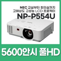 NEC 빔프로젝터 5600안시 풀 HD급 WUXGA 회의용 강의용 교회용 강당용 업소용 연회장 대회의실 사무용 대강당 빔프로젝트