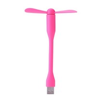미니 선풍기휴대용무선목USB충전식강력시원한손풍기목풍기 1PC USB 팬 유연한 Bendable 냉각 보조베터리 노트북 PC AC 충전기 휴대용 핸드 컴퓨터 여름 가제트, [02] USB Pink