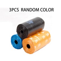 대형견 유모차 개모차 웨건 반려견 뼈 모양 쓰레기 디스펜서 봉투 비닐 개, 1.3PCS Bag - Box