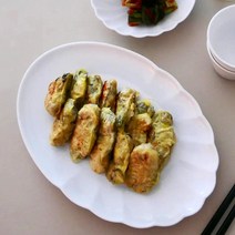 세라믹몽 유광 오벌플레이트 반각 226x155x22, 화이트(1개)