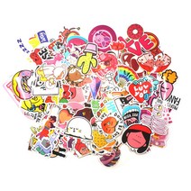 캐리어 스티커 노트북 바이크 리폼 흠집커버 차량 데코, 컬러풀 F타입 100장