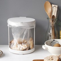 [2HOT] 디몬 철제 미니 휴지통 (원형), 브라운