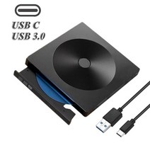블루레이 플레이어 ODD 외부 외장형 휴대용 외부 CD DVD 광학 드라이브 C USB 3.0 버너는 Mac/Windows cd와, 한개옵션0