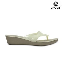 크록스 크록스 웨지 우먼 플립샌들 (204773-1C4)