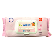 이디와입스 ED wipes 100매 소독티슈 질병관리본부 병원소독티슈, 1팩, 100개