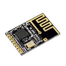 1.93.6V 로 NRF24l01 오디오 무선 회로 기판 컴포넌트 키트 ISM 2.4GHz 모듈 미니 송신 수신기 버전, [01] Black