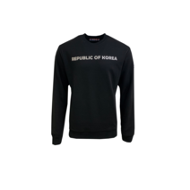 팀코리아 코리아 블랙 면 실버톤 그레이톤 맨투맨