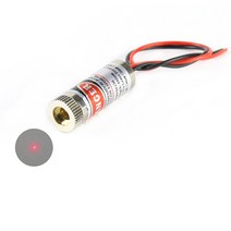 2Pcs 12mm/5mw 레드 라인 레이저 모듈 포인트 스폿 크기 조정 가능한 레이저 방출 헤드 스캐너 3D 프린터, 02 Point