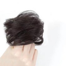 Makone 여성 인조 패션 가발 스타일 내추럴 똥머리 묶음머리, 개, 업스타일 리얼 헤어밴드-[내츄럴]