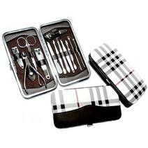 휴대용 가죽케이스 손톱깎이세트 손톱깎기 12종